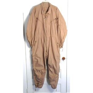 US Military Coveralls Mn X-Large Reg Beige Aramid Army Combat Crewmen FR Class 2
